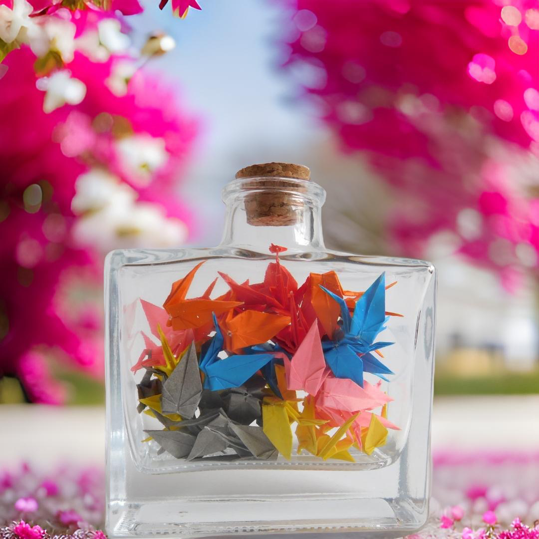 Wishing Wings- Origami Crane Jar