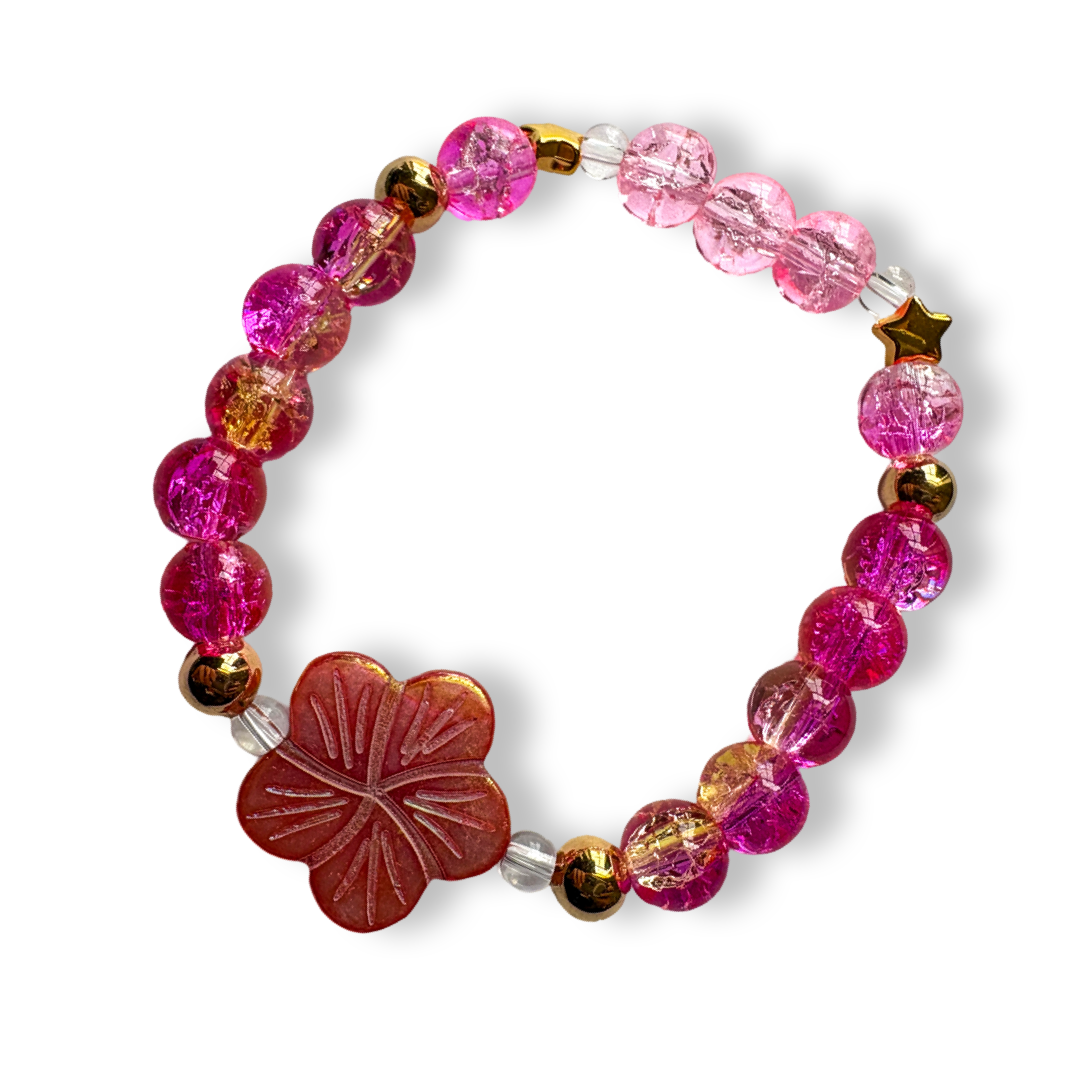 Sakura Glass Bead Bracelet