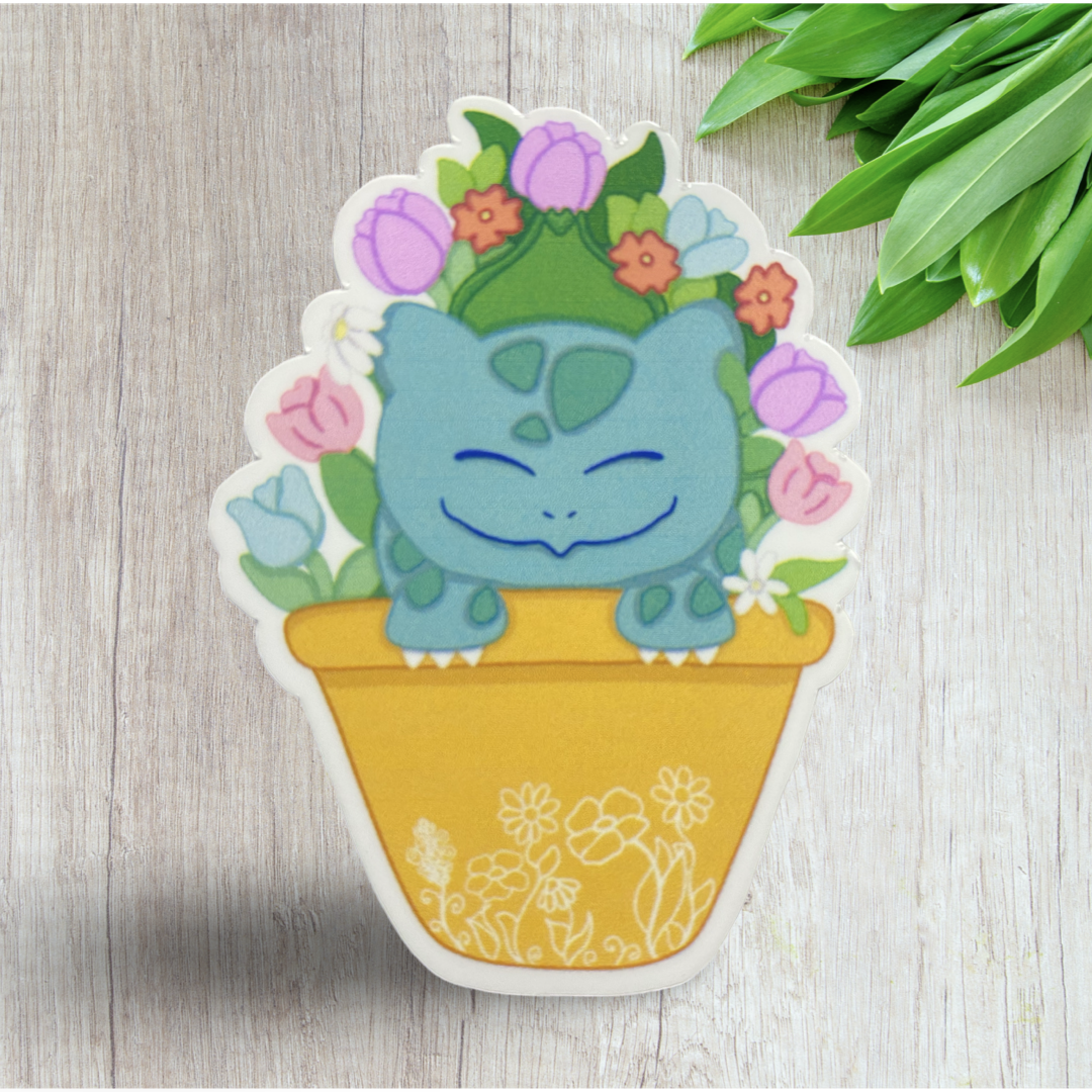 Bulbasaur in Spring Sticker