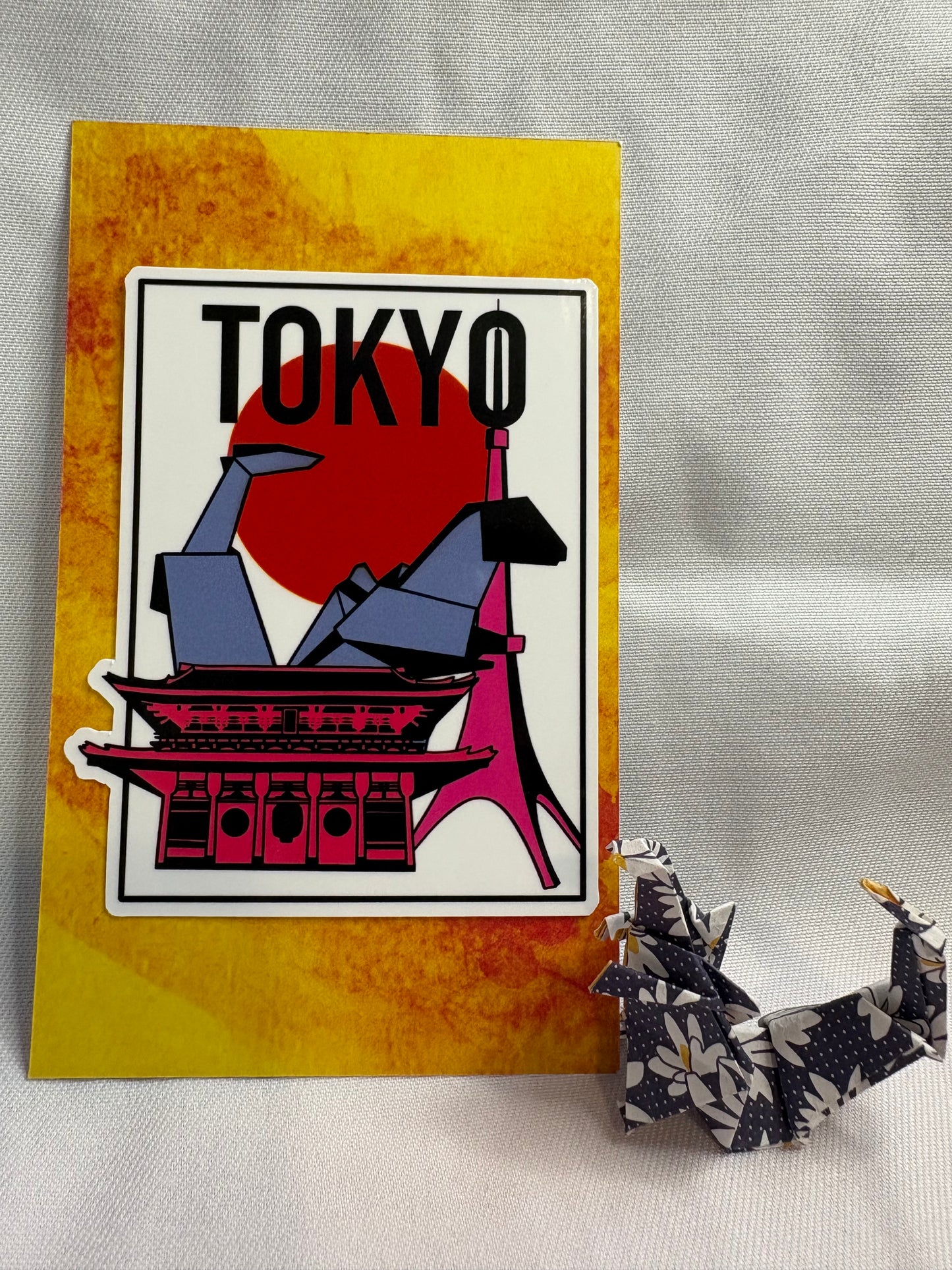 Retro Tokyo Vinyl Sticker