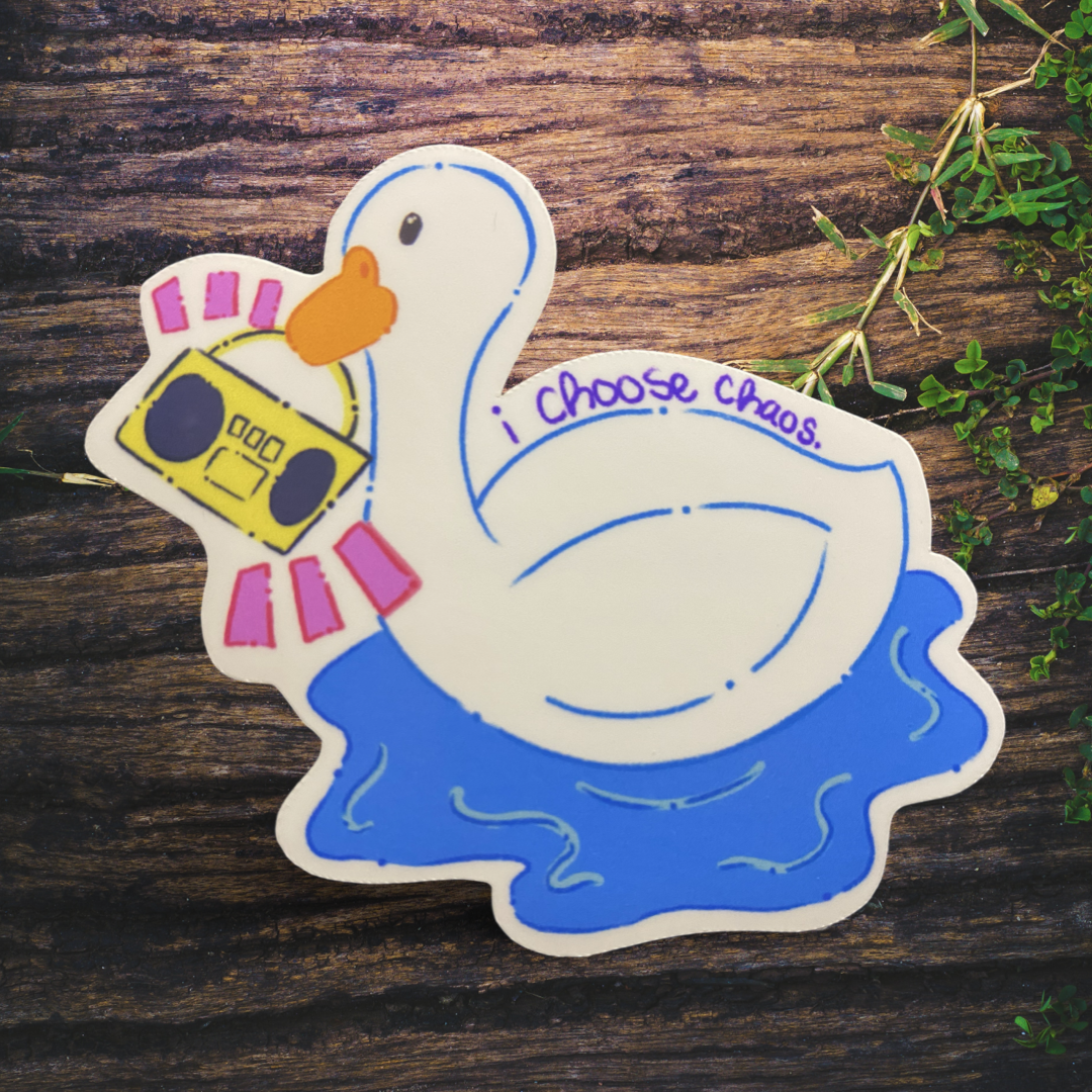 Chaos Goose Sticker