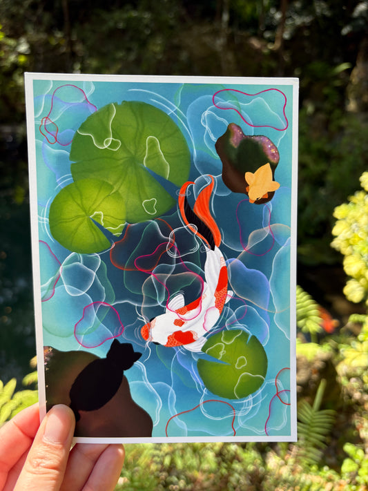 Neko and Koi- Curious Friends