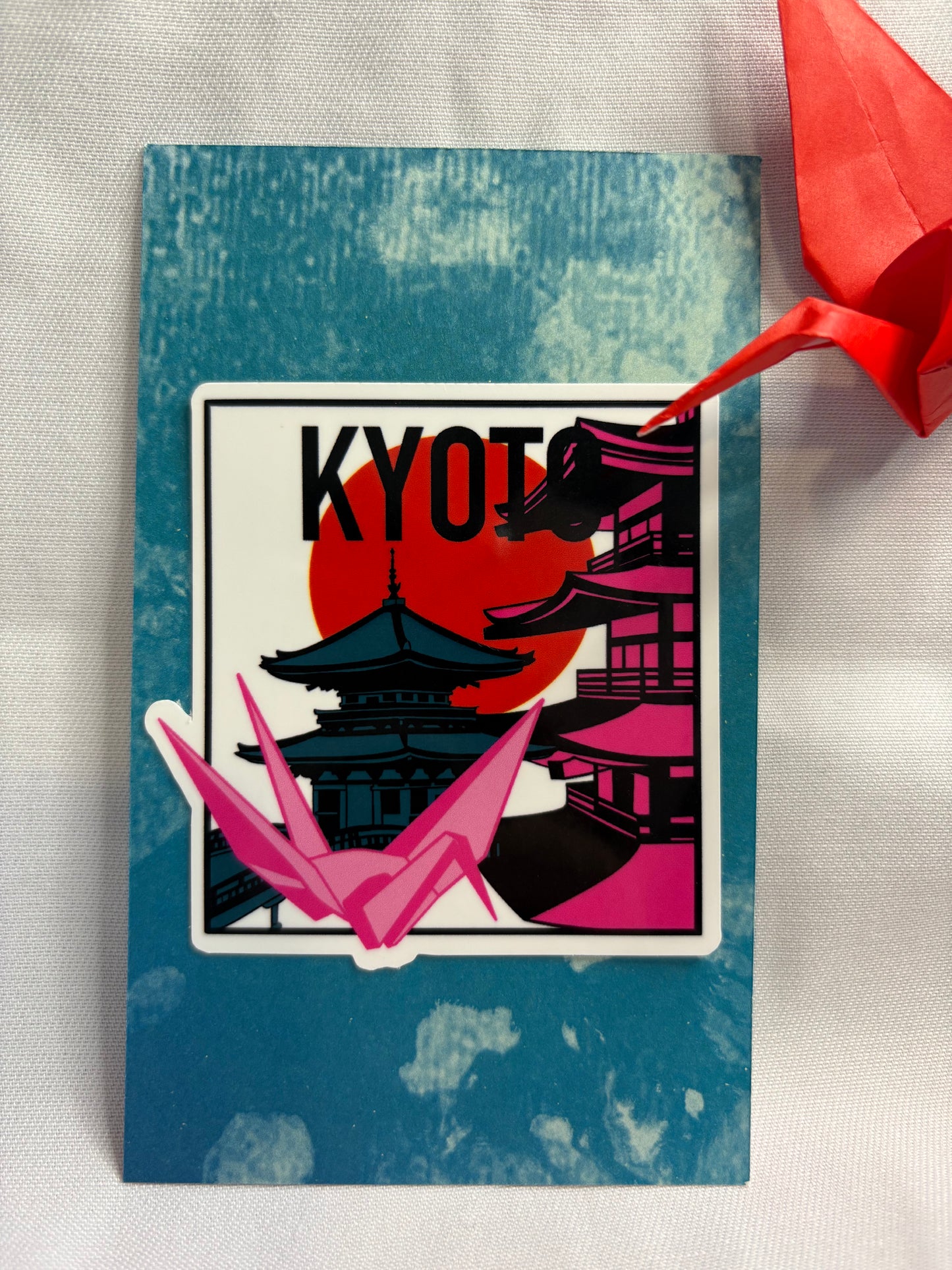 Retro Kyoto Vinyl Sticker